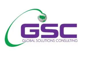 Global Solutions Consulting logo and illustration